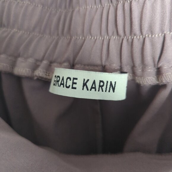 GRACE KARIN High Waist Pencil Pants Bow-Knot Cropped with Pockets - Picture 4 of 11